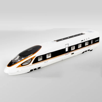 1:87 Alloy Diecast FUXING High Speed Railway Toy Models Car with Light Music High Iron Door Opened Vehicle Kids Educational Toys