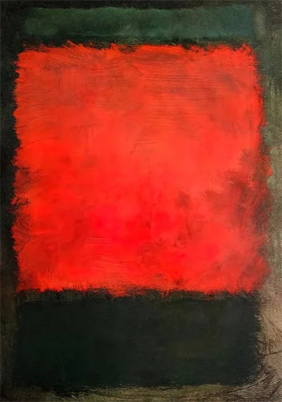 Mark Rothko Blue Orange Canvas Art Reproduction Painting Wall Decor Minimalism Picture Poster Prints Living Room Home Decoration