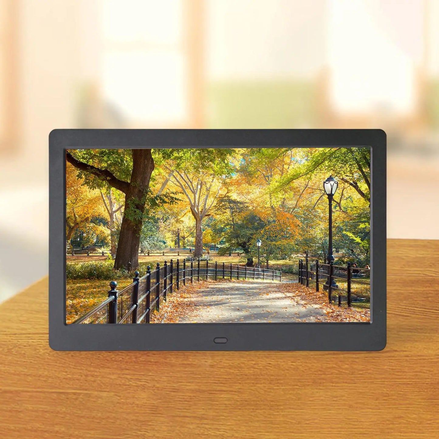 10" Digital Picture Frame Plug Remote Control 16/9 Screen Professional Multiple Used Easily Install Multiple Functions ,Black