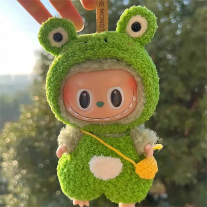 Hot High Quality Lafufu Doll Figure Fashion 17cm Clothes Only Model Doll Little Clothes Color Match Hoodie Ornament Cute Xmas