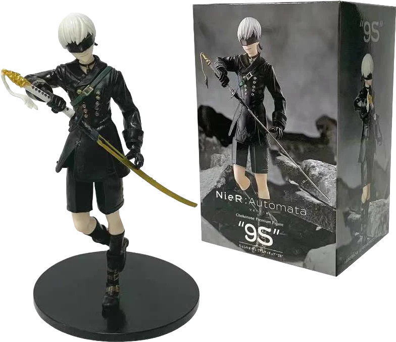 2025 new hot sale nier: automata yorha type a2 2b 9s pvc anime action figure model collection ornament anime model cartoon toy
