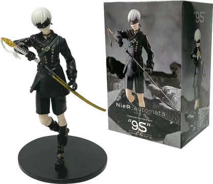 2025 new hot sale nier: automata yorha type a2 2b 9s pvc anime action figure model collection ornament anime model cartoon toy