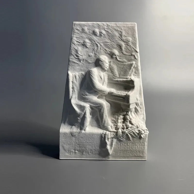 European-Style Modern Simple Gypsum Art Sculpture Home Soft Desktop Senior Modern Minimalism Bookcase Room Mesa Room Decor