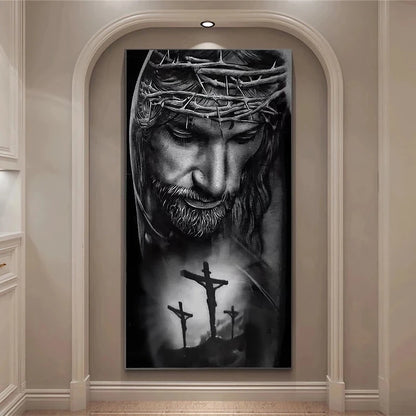 Crown of Thorns Jesus Christ Religion Art Posters Canvas Painting Wall Prints God Picture Living Room Corridor Modern Home Decor