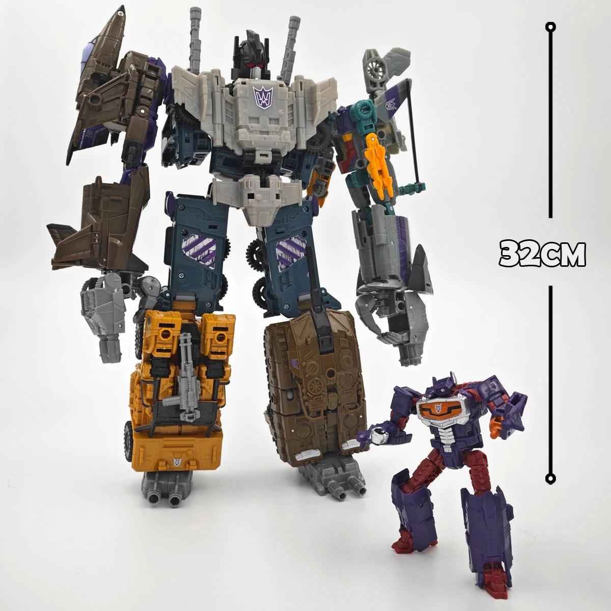 6 IN 1 Bruticus Transformation Robot Toys HZX IDW ONE NO BOX Sets  Action Figure KO 6in1