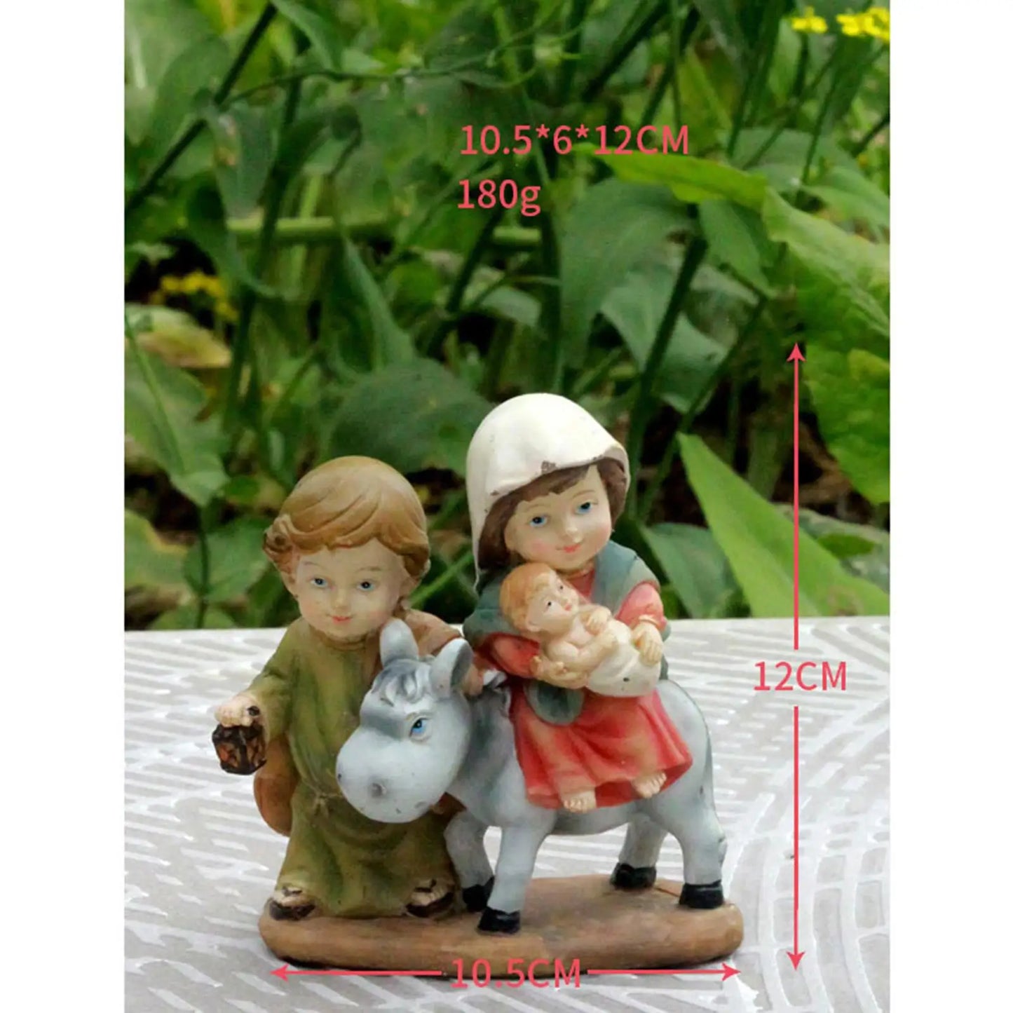 Nativity Figurine Statue Christmas Gift Mini Christian for Desktop