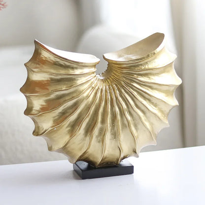 Resin Whelk Statue Handicraft Home Decoration Nordic Modern Decorative Figurines for Office Living Room Bookshelf Decoration