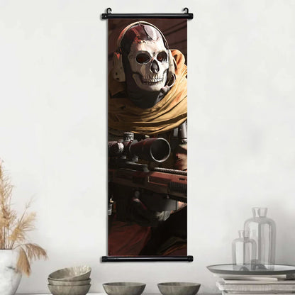 HD Hanging Scroll Call Of Duty Painting Modern Wall Artwork Simon Riley Picture Print Canvas Game Poster Home Decor Living Room