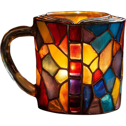 Hot High Quality Painted Book Mug 3d Painted Book Cup Unique Book Stacking Coffee Cup Creative Water Cup Household Goods Gift