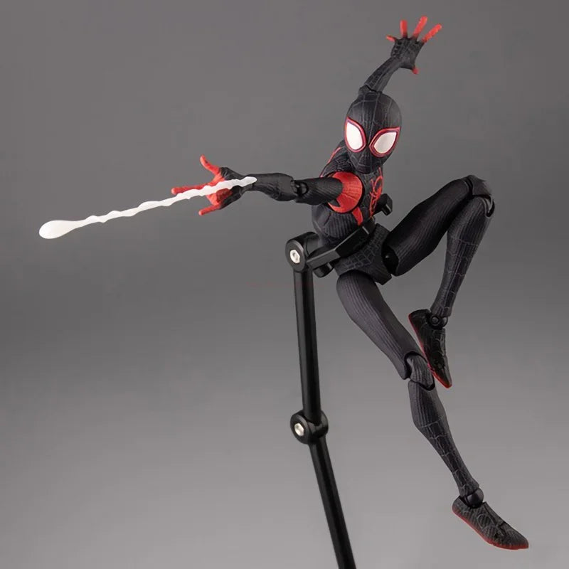 Spider-Man dans le vers d'araignée Peter Parker Miles Figurine jouets Sentinel Sv Action Spiderman Miles Morales modèle de Figurine d'action