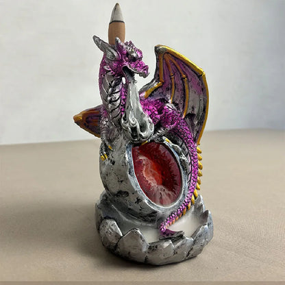 Battle Dragon Resin Reflux Incense Burner Indoor Incense Path Yoga Decoration Reflux Incense Burner Incense Burner Decoration