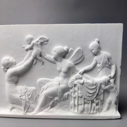 Nordic Retro Art Ornaments Ancient Greek Plaster Relief Room Decor Modern Home Office Cabinet Decor Room Luxury Decorations