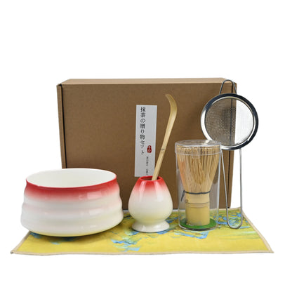 6pcs/set Japanese Style Matcha Tea Set With Tool Rack, Including Bowl, Whisk, Spoon, Great Gift For Ceremony, Traditional Japane