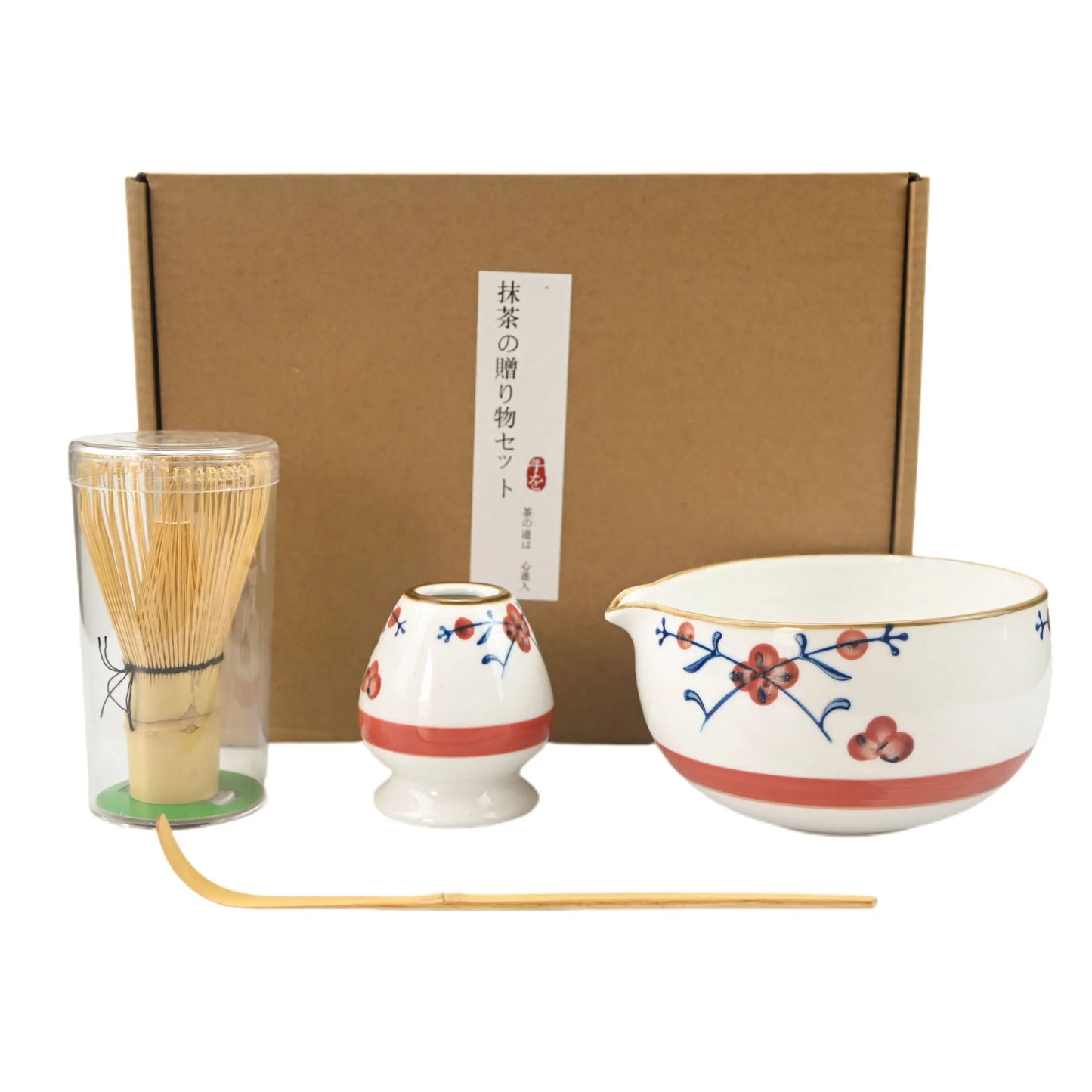 4pcs/set Japanese Style Matcha Tea Set With Tool Rack, Including Bowl, Whisk, Spoon, Great Gift For Ceremony, Traditional Decora