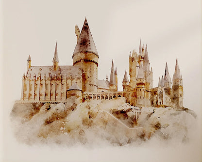 Wizard Inspired H-Hogwarts Poster Owl Magical School Castle Pumpkin House Canvas Painting Nursery Wall Art Kids Room Home Decor