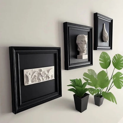 Dionysus Retro Roman Art Sculpture Three-Dimensional Modern Wall Luxury Decoration Hanging Painting Desktop Bookshelf Ornaments