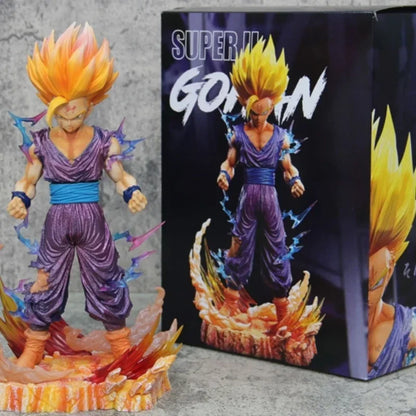 Dragon Ball Z Gohan Action Figurine Model Super Saiyan 2 Cell Game 25cm Anime Figure Children Toys Decoartion Son Goku Free Gift
