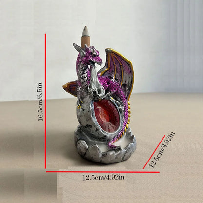 Battle Dragon Resin Reflux Incense Burner Indoor Incense Path Yoga Decoration Reflux Incense Burner Incense Burner Decoration