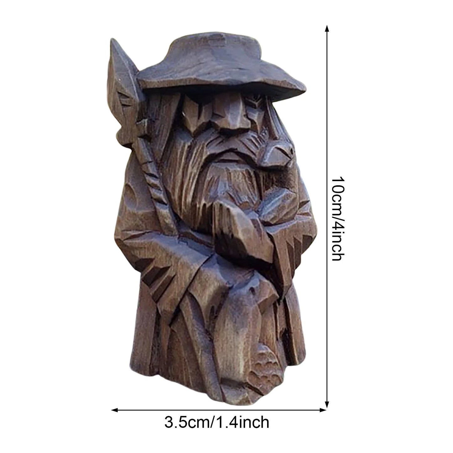 Odin Thor Tyr Ulfhednar nordische heidnische Harz-Wikinger-Statue, nordische heidnische Harz-Ornamente, Kunst für Zuhause, Outdoor, Gartendekoration