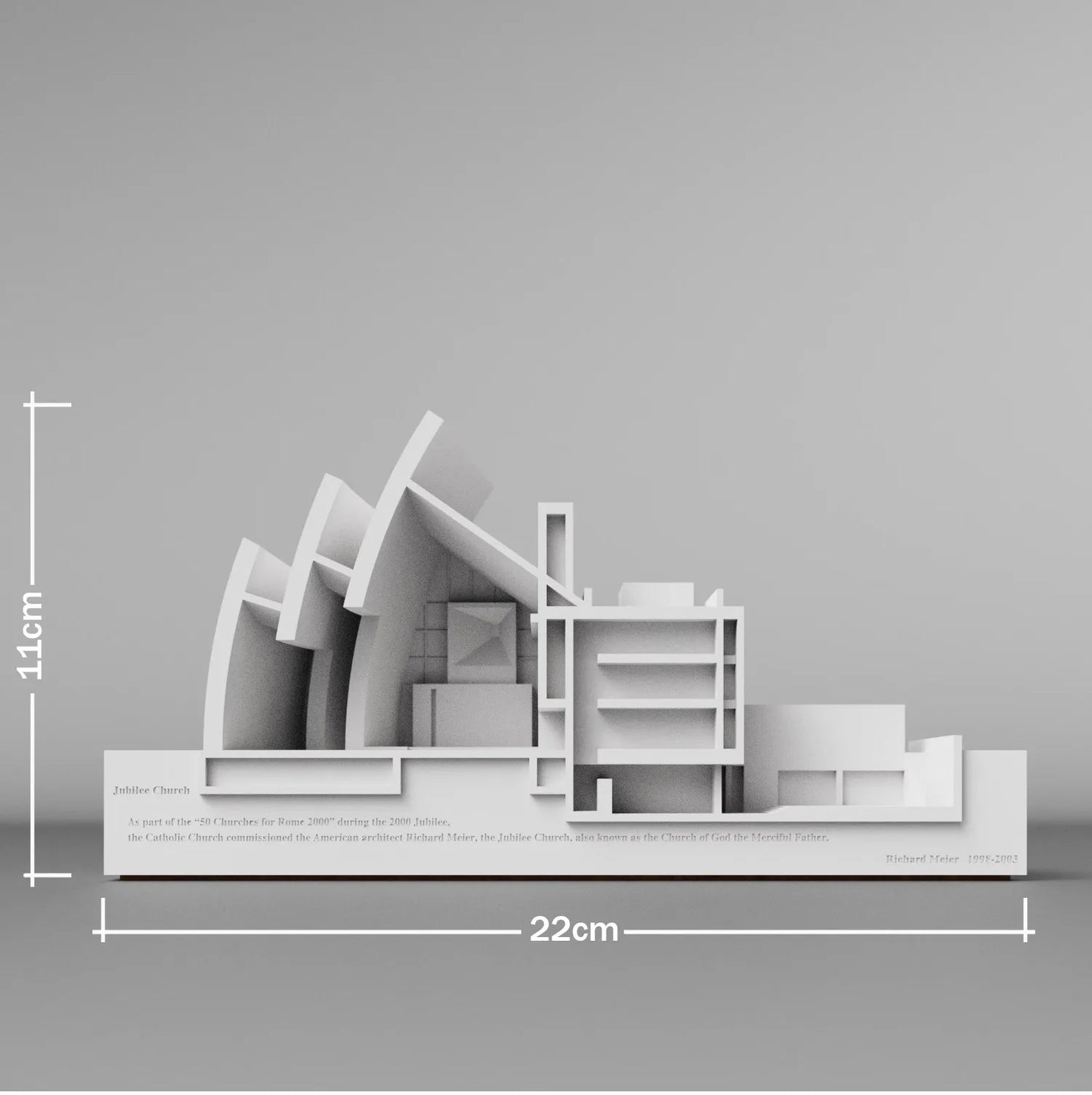 Millennium Church Cement Building Model Concrete Home Decoration Ornaments Aesthetic Room Decoration Home Luxury Decor Gift