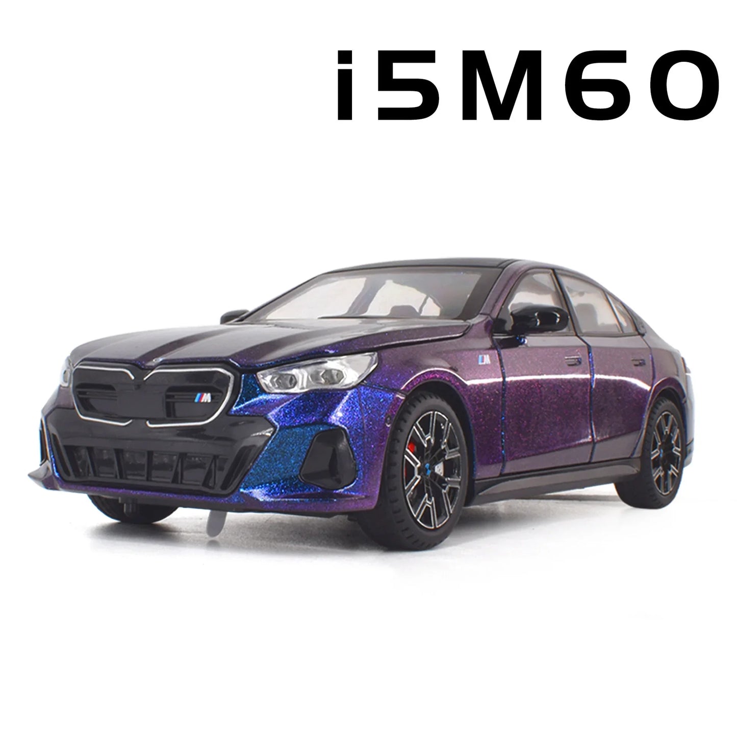 1:24 Scale i5M60 XM Toys Models Cars Alloy Diecast Rubber Tires Miniature Vehicle with Light Sound Car Kids Children's Day Gifts
