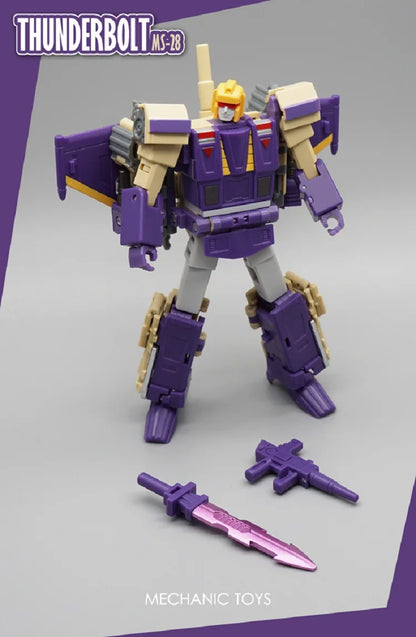 MFT MS28 MS-28 Blitzwing Thunderbolt Transformation Mini Pocket Action Figure Robot Model Collection Deformed Toys Gift