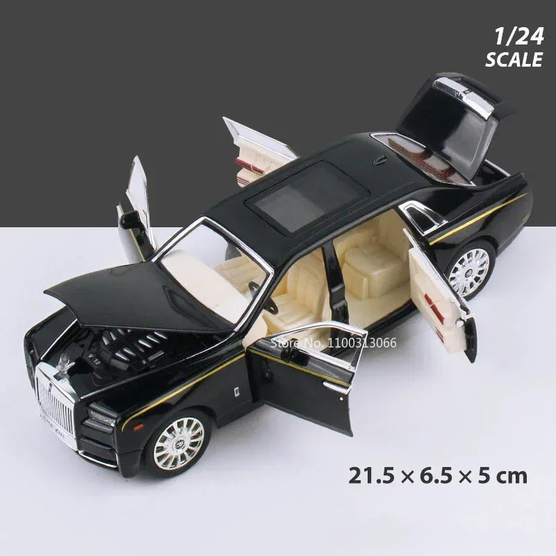 1:24 Rolls Royce Phantom Dawn Miniature Models Cars Alloy Diecasts Toys Vehicles Model Pull Back Car Toys Boys Festival Gifts
