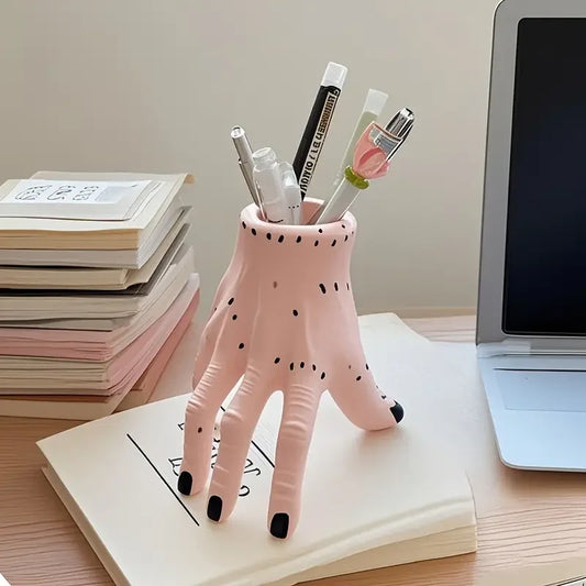 Miniso Creative Inspiration Gothic Claw Pen Holder Series Stationery Storage Box Storage Bucket Home Decoration Office Supplies