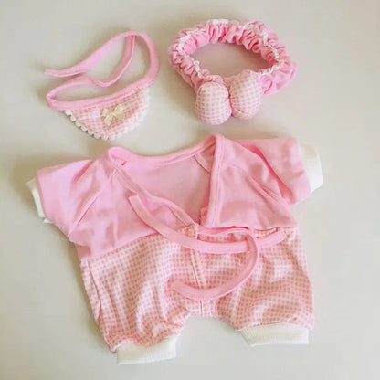 30cm Doll Lina Doll Clothes Plush Toy Set Teddy Bear Kawaii Anime Accessories Dress Up Cute Cartoon Friends Holiday Gift