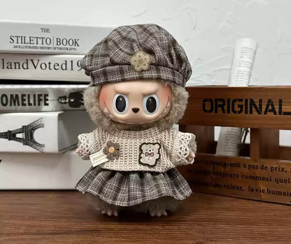 Mini Plush Doll'S Clothes Outfit Accessories For  Exo 15-17cm Lafufu Idol V1 V2 Overalls Set Clothing Gifts In Stock