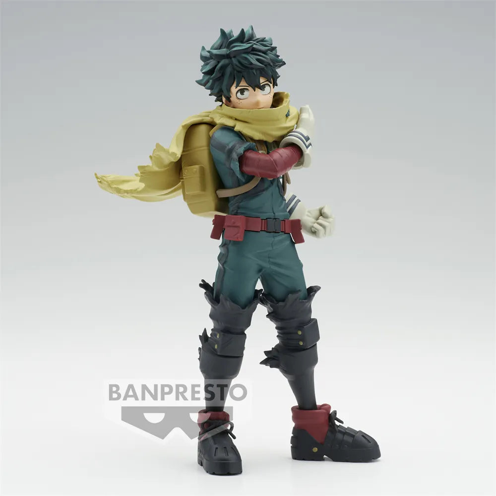 Bandai Original mon héros académique Midoriya Izuku Figure d'anime l'âge des héros PVC figurines d'action jouets BANPRESTO Figurine modèle poupée