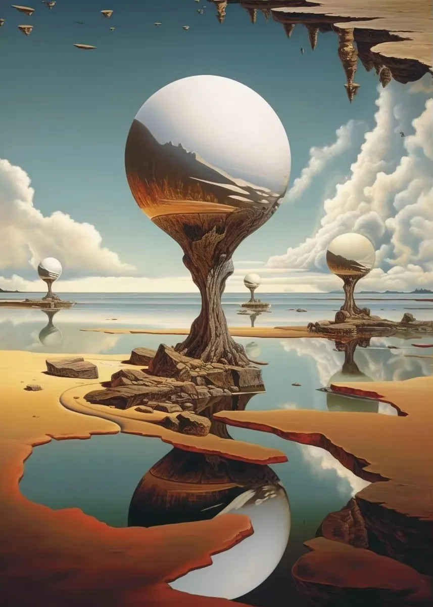 Surrealism Salvador Dali Posters and Prints Wall Art Canvas Painting Abstract Picture for Living Room Home Decoration Cuadros