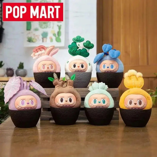 POP MART Labubu Mystery Box Naughty Plants Series Blind Box Guess Bag Toys Doll Anime Figure Desktop Ornaments Collection Gift