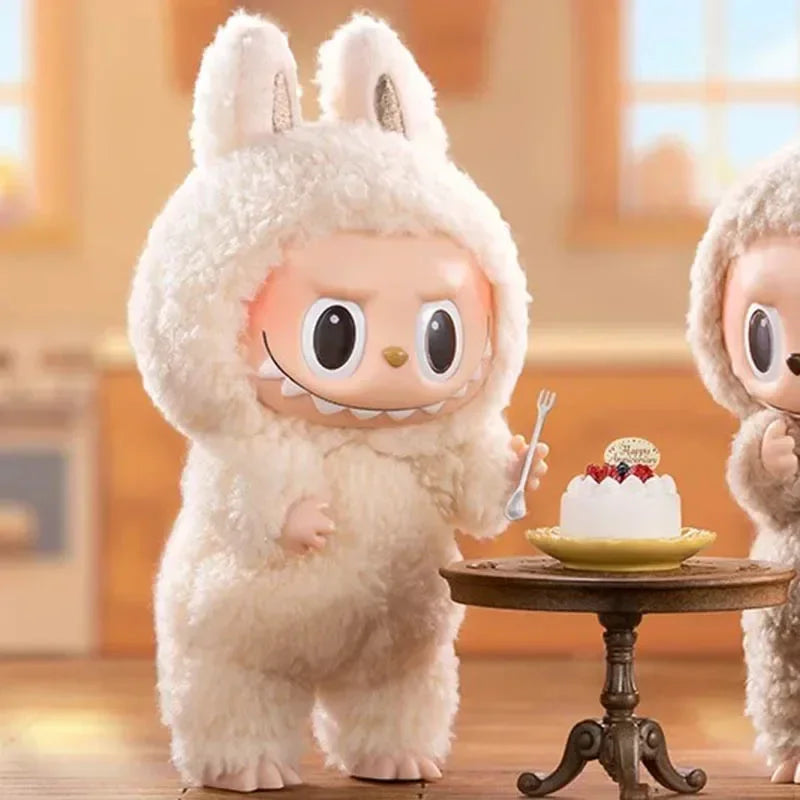 POP MART LABUBU THE MONSTERS - Exciting Macaron Vinyl Face Surprise Mystery Box Blind Box Toys Kawaii Anime Action Figure Caixa