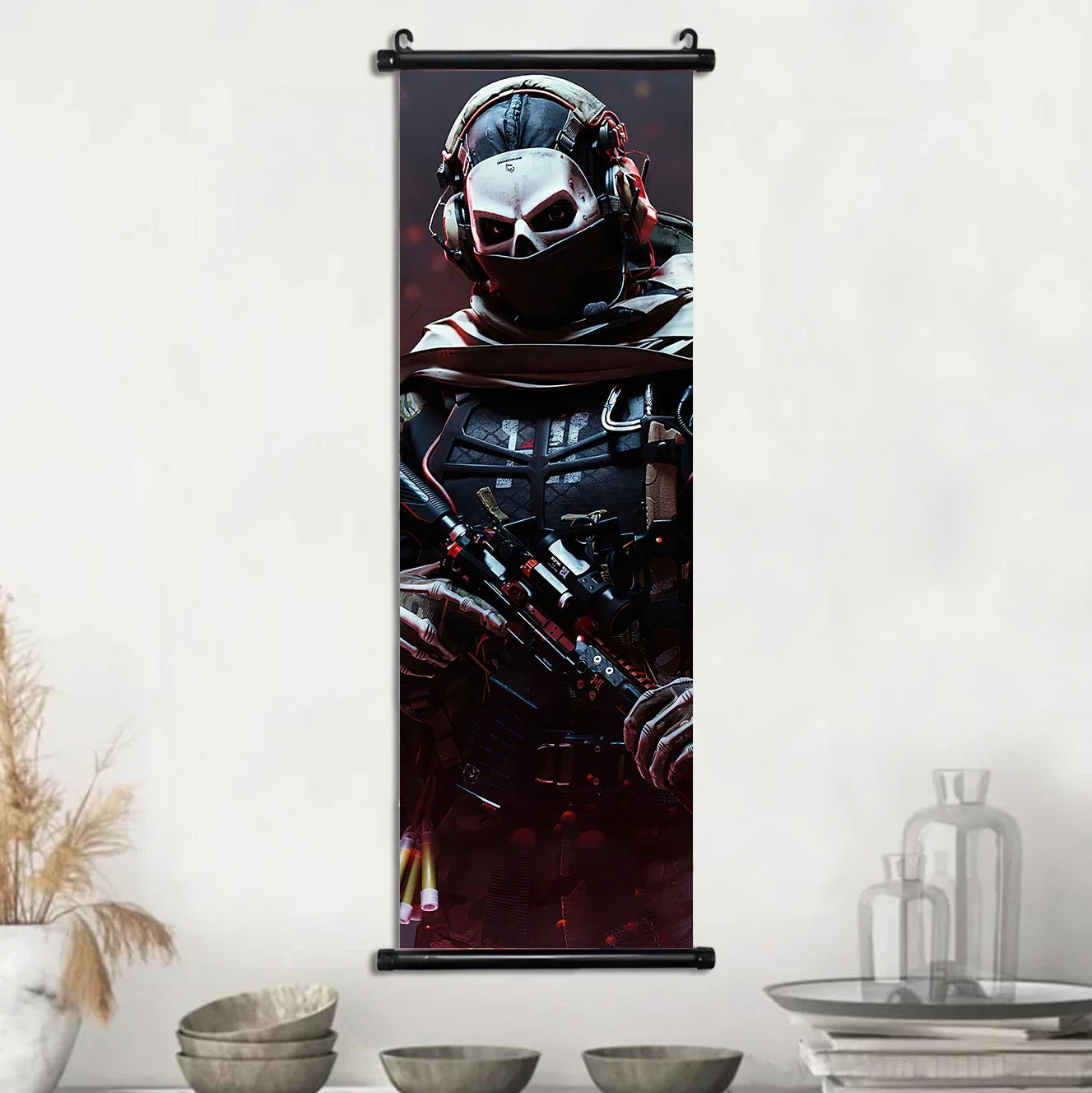 HD Hanging Scroll Call Of Duty Painting Modern Wall Artwork Simon Riley Picture Print Canvas Game Poster Home Decor Living Room