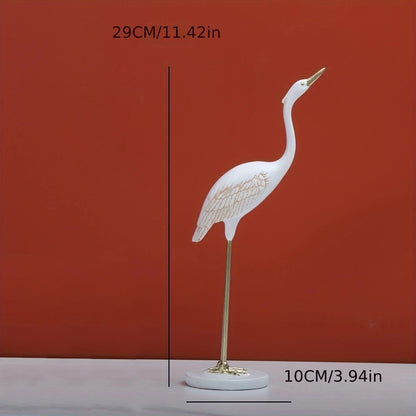 1 Pc Of Home Crane Ornaments, Indoor Decoration For GuestRoom, Home Decoration Living Room, Study, TV Cabinet, AndOffice Desktop