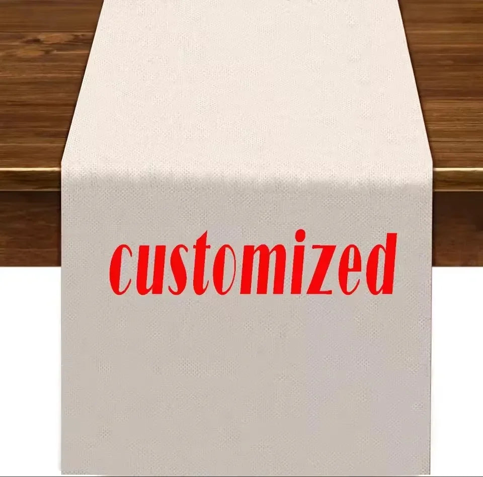 Custom Linen table runners