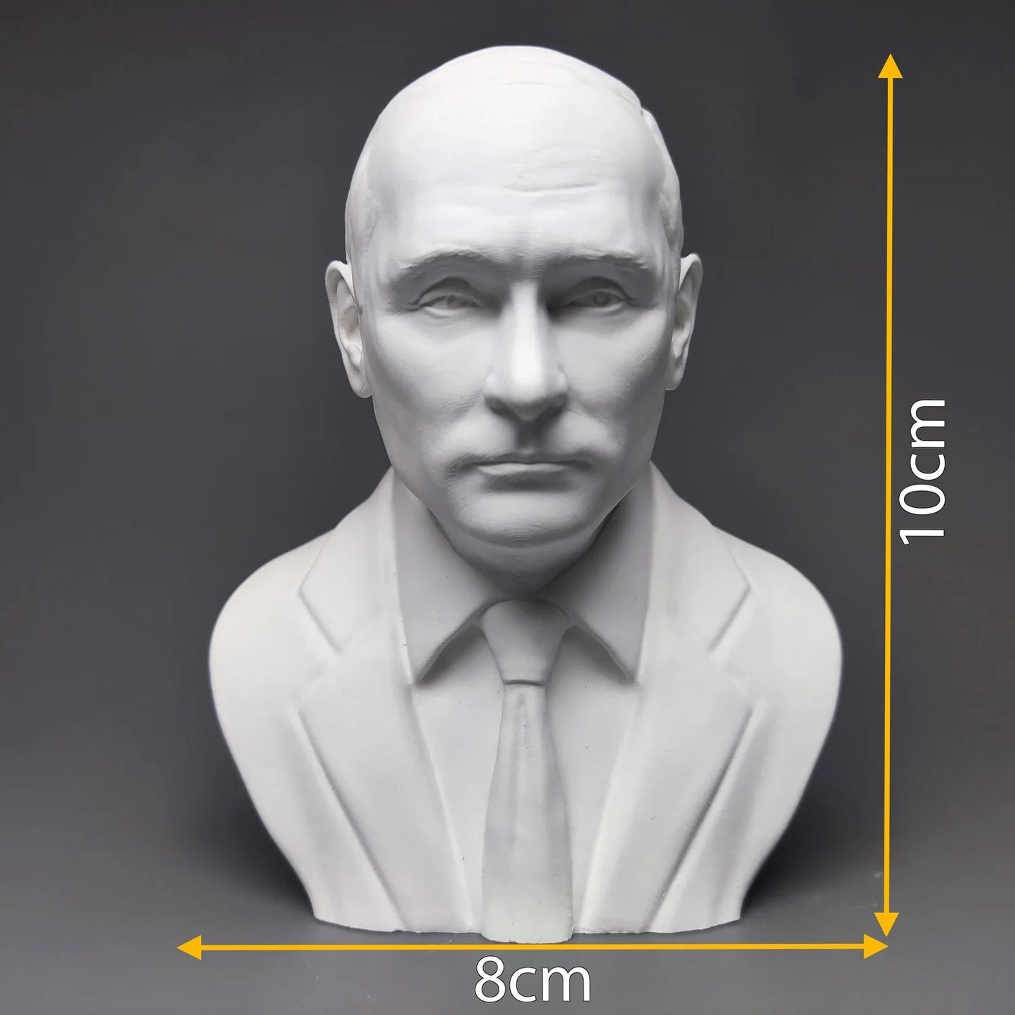 Russian Leader Gypsum Bust Sculpture Art Desk Decor for Bookshelf Display Gift Plaster Statue Decorative modern Figure Sculpture