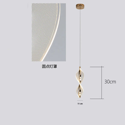 Nordic LED Pendant Lamp For Interior Wall Lamps Living Lighting Bedroom Study Home Decoration Bedside Acrylic Led Pendant Lights