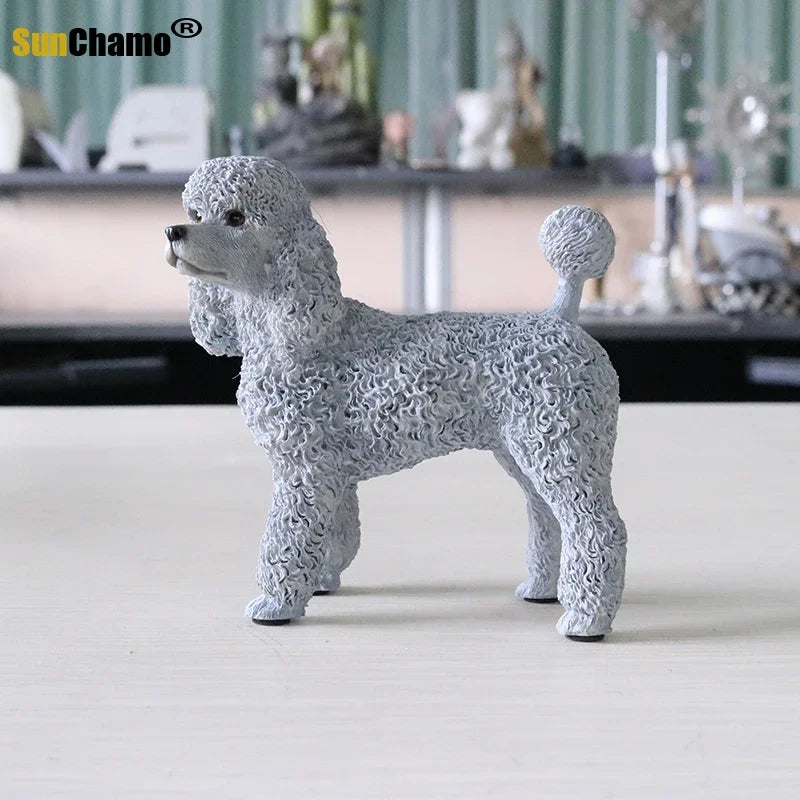 Fashion Dog Model Simulation Animal Collection Decoration Crafts Figurines Miniatures Murals Accessories Furnishing Models