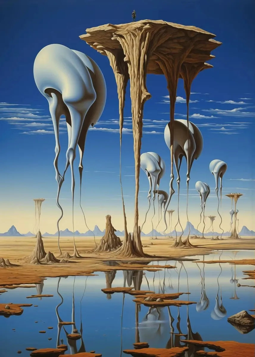 Surrealism Salvador Dali Posters and Prints Wall Art Canvas Painting Abstract Picture for Living Room Home Decoration Cuadros