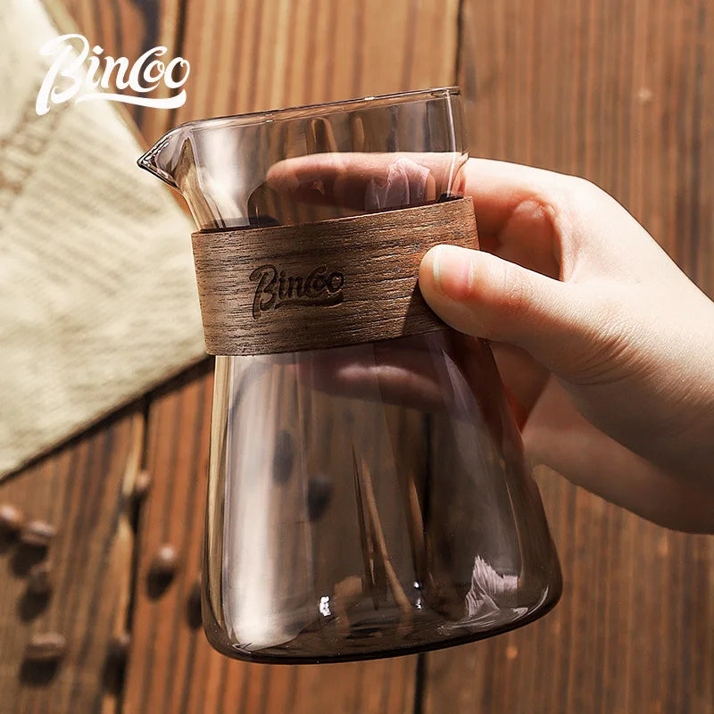 Bincoo Coffee Sharing Pot Handmade Coffee Set Glass Brewing Pot Ear Ha MY