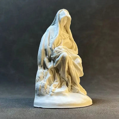 Nordic Ins Character Retro Plaster Statue Gypsum Ornament Home Decoration Desktop Crafts Art Figurine Decor Bedroom Accessories