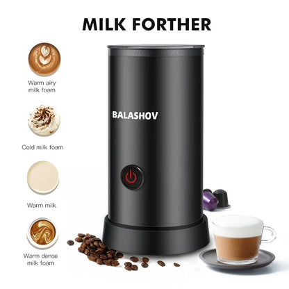 Electric Milk Frothers Machine Chocolate Mixer Cappuccino Capuchinera Coffee Latte Mixer Portable Blender Hot Cold Milk Foam