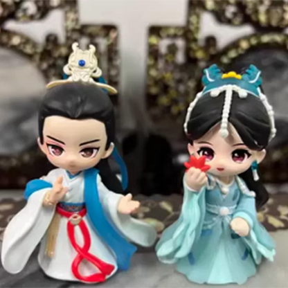 Tv Till The End Of The Moon Official Tan Taijin Ming Ye Xiwu Luo Yunxi Sang Jiu Bai Lu Pvc Figure Figurine Toy Birthday Gifts