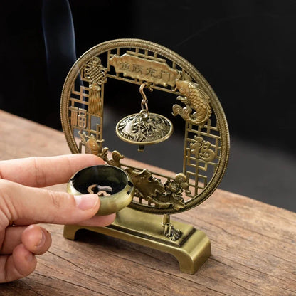 Creative Vintage Hollow Out Metal Incense Burner Holder Exquisite Hill Shape Incense Burner For Yoga Home tea ceremony ornaments