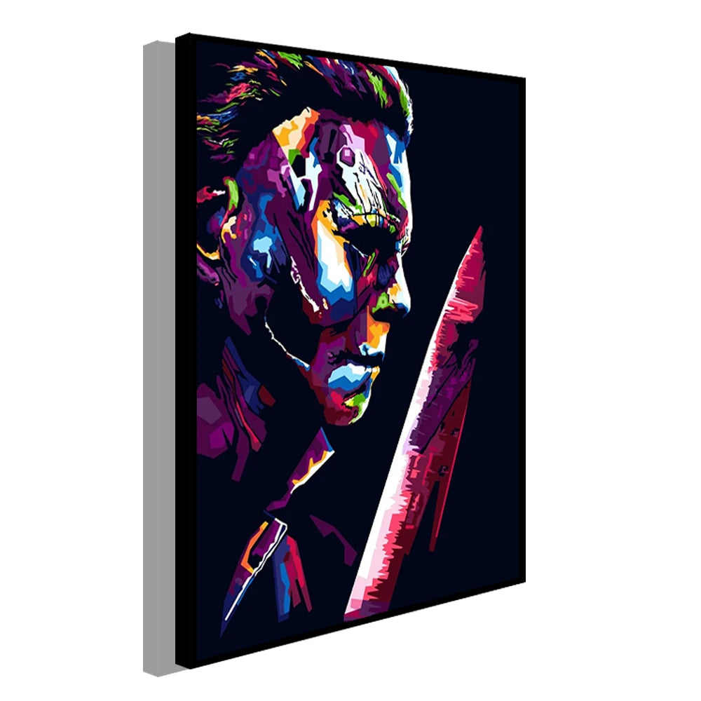 Modern Holiday Ambiance Wall Art Horror Movie Michael Myers HD Canvas Poster Prints Home Bedroom Living Room Decoration Gifts