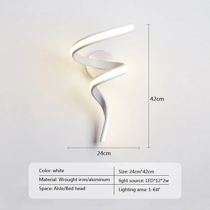 Modern Minimalist LED Wall Lamp Home Indoor Decor wall Sconce For Living Room Bedroom Bedside Lustres Backgroud Light Decoration