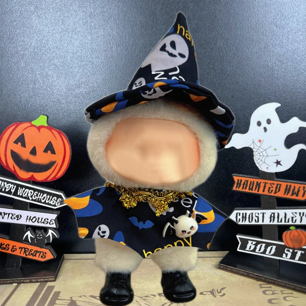 For Lafufu Clothes Mini Doll Clothing Accessories Halloween V1 V2 V3 Outfit Plush Toy Costume Decoration Labbubu Have a Seat