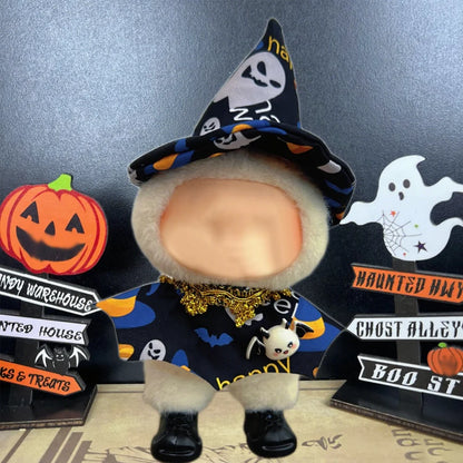 For Lafufu Clothes Mini Doll Clothing Accessories Halloween V1 V2 V3 Outfit Plush Toy Costume Decoration Labbubu Have a Seat